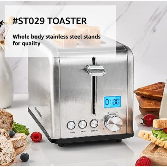 Redmond ST029 Stainless Steel Toaster - Picture 1 of 3